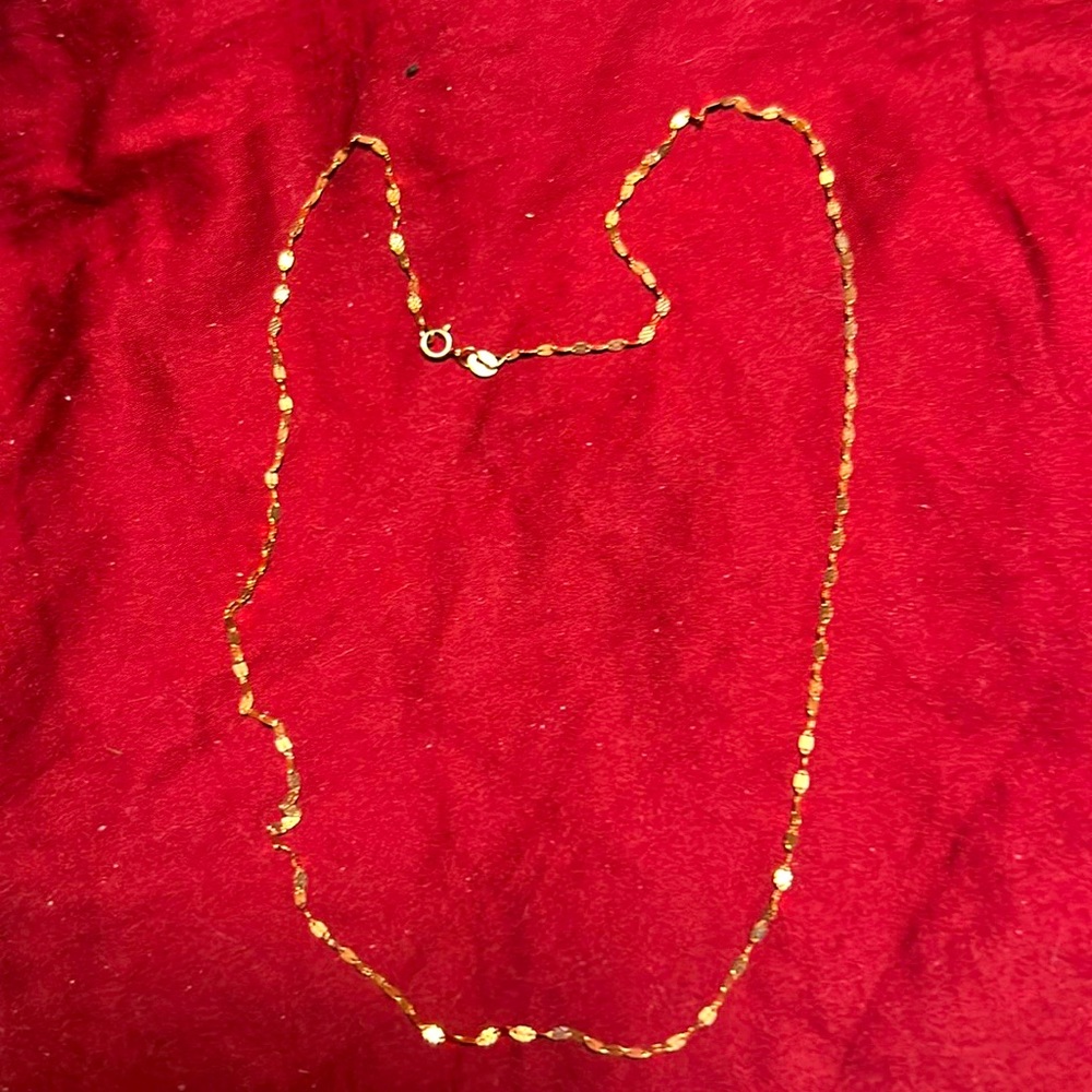 Rose Gold Singapore Chain